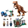 Конструктор Побег Ти-Рекса SY 1082 Мир Юрского Периода (Аналог Lego Jurassic World 10758), 289 деталей