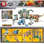 Конструктор Побег Ти-Рекса SY 1082 Мир Юрского Периода (Аналог Lego Jurassic World 10758), 289 деталей