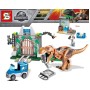 Конструктор Побег Ти-Рекса SY 1082 Мир Юрского Периода (Аналог Lego Jurassic World 10758), 289 деталей