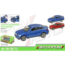 Модель машины BMW X6 металлическая 68250 А. масштаб 1:26. Двери и багажник открываются, свет, звук