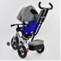 Детский трехколесный велосипед с пультом Best Trike 7700 B 3904 поворотное сиденье, надувные колеса