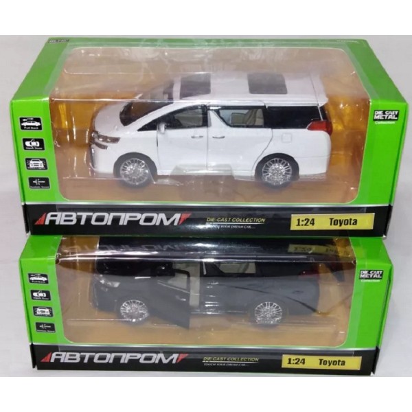 Машинка металлическая Тойота Автопром 7684 Toyota. Свет. Звук. Открываются двери, капот, багажник