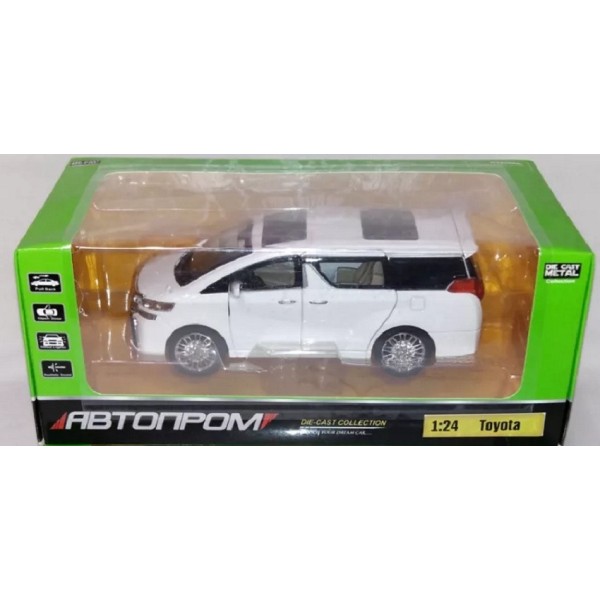 Машинка металлическая Тойота Автопром 7684 Toyota. Свет. Звук. Открываются двери, капот, багажник