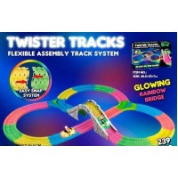Детский гоночный трек Twister Tracks 7789 светящийся (аналог Magic Tracks)
