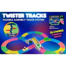 Детский гоночный трек Twister Tracks 7789 светящийся (аналог Magic Tracks)