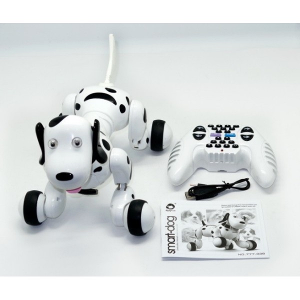 Интерактивная собака-робот 777-338 Smart Dog с пультом управления, 2 цвета