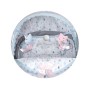 Коляска для кукол 85029 классика, с сумкой, зонтиком, постельным бельем, подушкой, гирляндой с игрушками