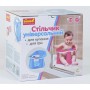 Детское сиденье для купания Bimbo BM-55005 на присосках, цвет бело-голубой