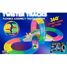 Детский гоночный трек Twister Tracks 7790 светящийся (аналог Magic Tracks)