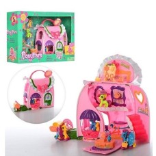 Набор Моя Маленькая Пони. Домик сумочка для Пони 2386 LP My little pony