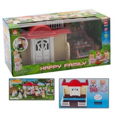 Домик Happy Family 012-04 Животные флоксовые (аналог Sylvanian Families) со светом