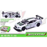 Машина металева Автопром 68266A Bentley Continental GT3 Concept