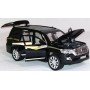Машинка металлическая Тойота Автопром 7690 Toyota Land Cruiser. Свет. Звук. Открываются двери, капот, багажник
