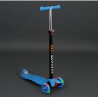 Дитячий триколісний самокат Best Scooter Maxi 466-113 блакитний