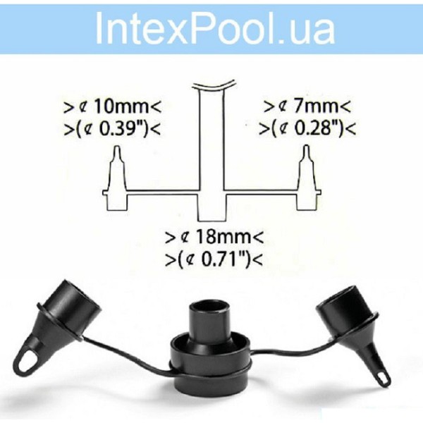 Насос Intex 68612 ручной, напольный, 30 см