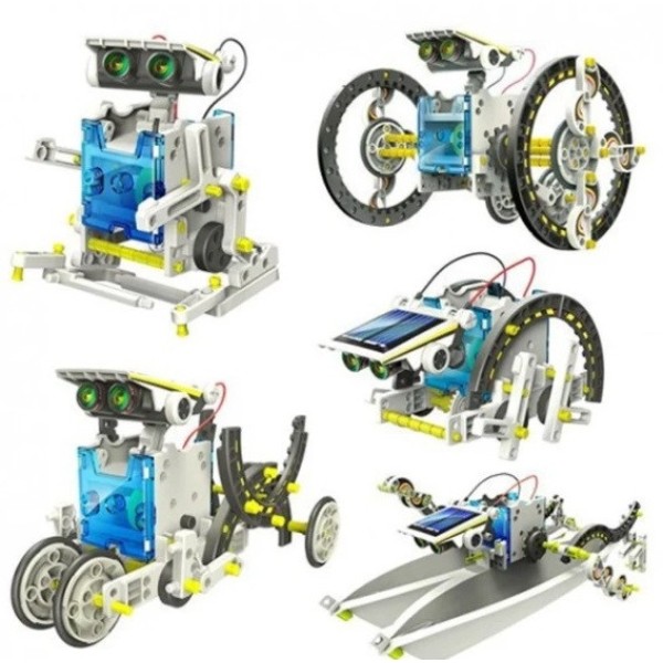 Конструктор на солнечных батарейках 13 в 1 Solar Robot 2115A