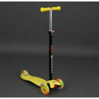 Дитячий триколісний самокат Best Scooter Maxi 466-113 жовтий