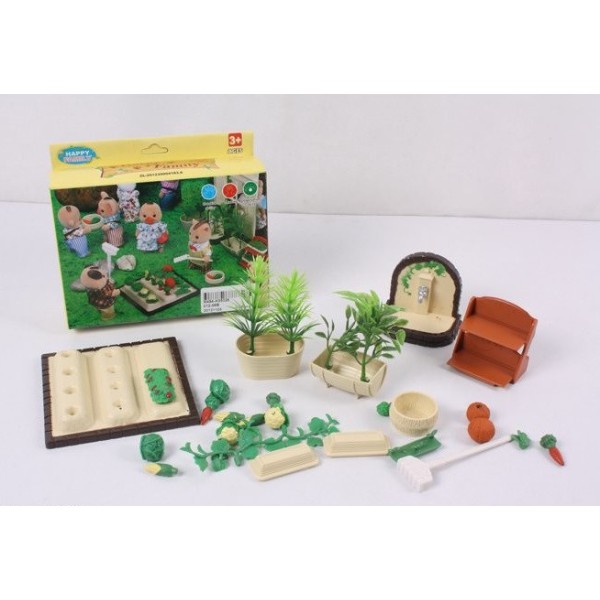 Набор Огород для флоксовых животных Happy Family 012-06B (аналог Sylvanian Families)