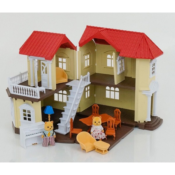 Игровой домик с флоксовыми животными 0560 Семейная усадьба (аналог Sylvanian Families)