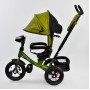 Детский трехколесный велосипед с пультом Best Trike 7700 B 9570 поворотное сиденье, надувные колеса