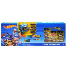 Трек Охота на Акулу Hot Wheel 6762 Акула 18 машинок, 5 меняют цвет