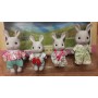Набор флоксовых животных MBE18-5. Семья Зайцев (аналог Sylvanian Families)