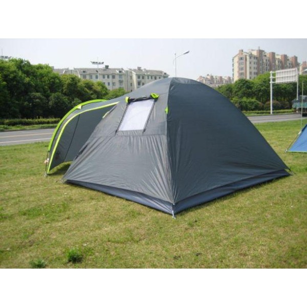 Палатка Green Camp 1009 4-х местная. 2-х слойная. С тамбуром