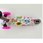 Детский трехколесный самокат Scooter Maxi Prin 779 1309 Колеса светятся. Розовый