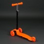 Трехколесный самокат Best Scooter Mini 466-112 оранжевый. Колеса светятся. Нагрузка до 50 кг