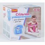 Детское сиденье для купания Bimbo BM-10600 на присосках, цвет бело-розовый