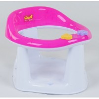 Детское сиденье для купания Bimbo BM-10600 на присосках, цвет бело-розовый