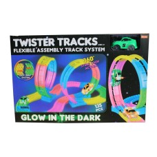 Детский гоночный трек Twister Tracks 7786 светящийся (аналог Magic Tracks)