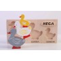 Набор фигурок-вкладышей HEGA 127 утки, дерево, 3 шт
