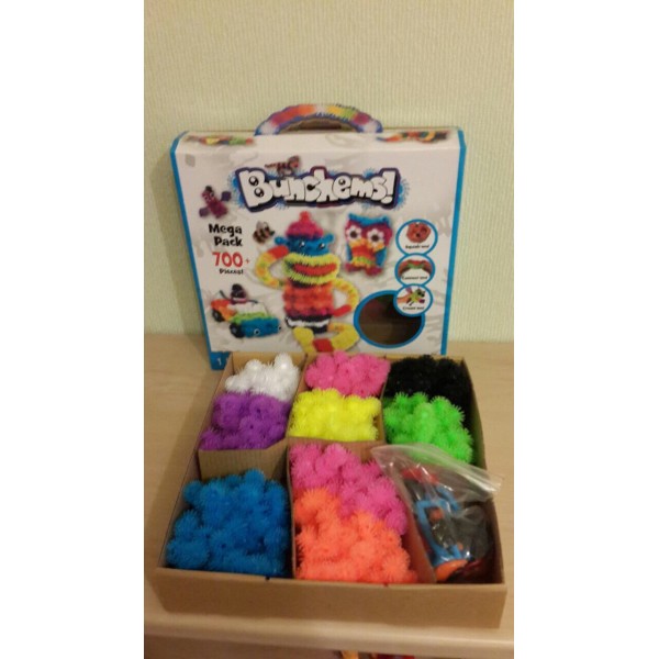 Конструктор липучка Bunchems 5500-1 Mega Pack 700 деталей