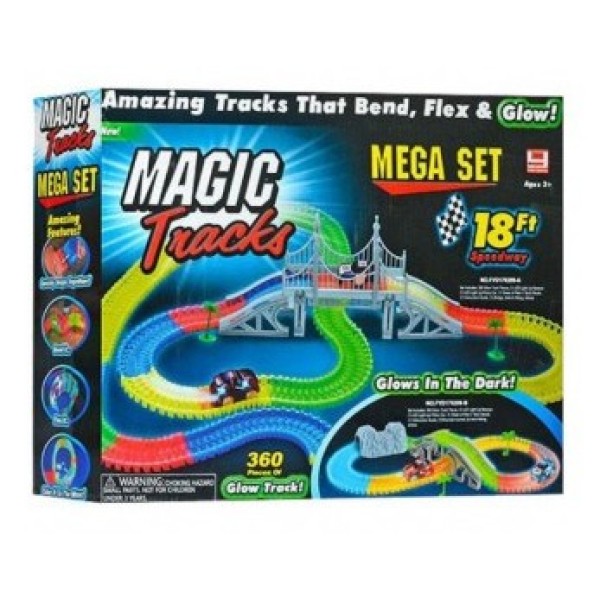 Детский гоночный трек Magic Tracks FYD170209-A. 360 деталей. Мост