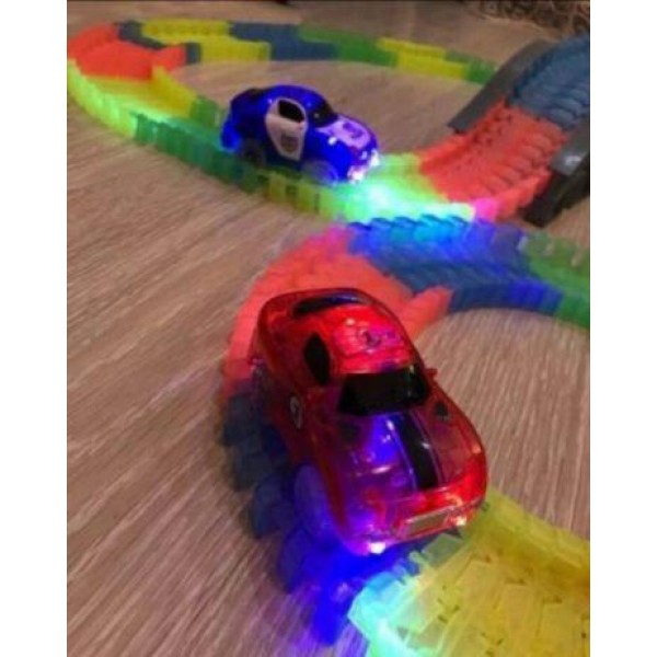 Детский гоночный трек Magic Tracks FYD170209-A. 360 деталей. Мост