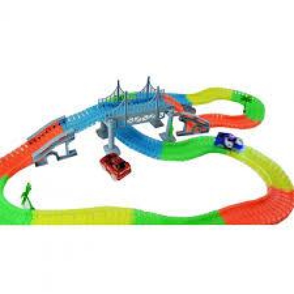 Детский гоночный трек Magic Tracks FYD170209-A. 360 деталей. Мост