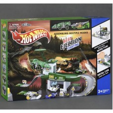 Гараж HT 643 Hot Wheel 2 этажа, 2 металлические машинки, запускной механизм