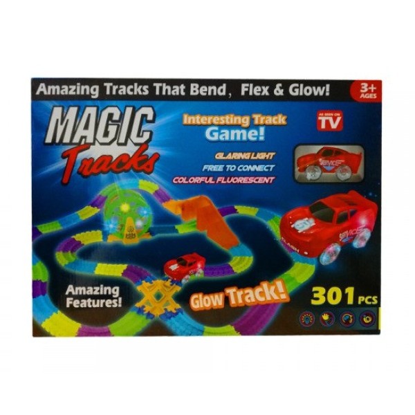 Детский гоночный трек Magic Tracks 8225 светящийся