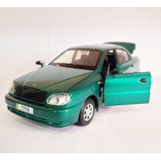 Машинка Ланос металлическая Автопром 7778 Daewoo Lanos, Свет,Звук, Открываются капот, багажник, двери.