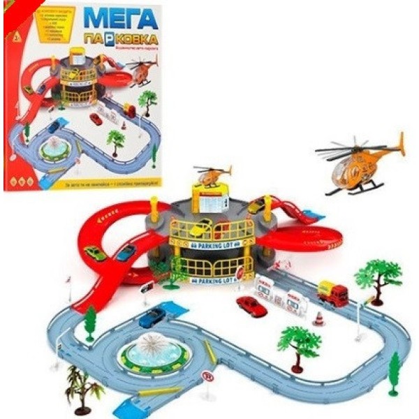Игровой набор Гараж Мега парковка 922-9