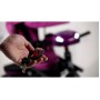 Детский трехколесный велосипед  с пультом управления и USB. Tilly Cayman T-381 фиолетовый, колеса надувные