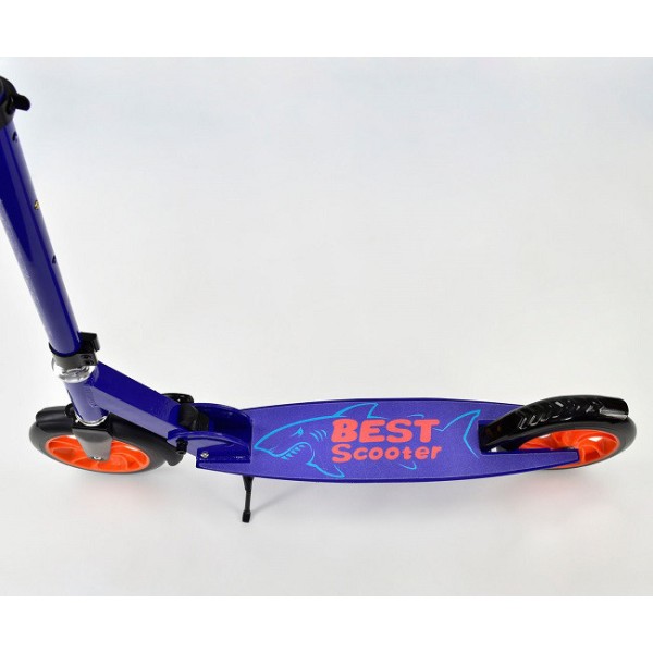 Двухколесный самокат алюминиевый Best Scooter F 21689 колеса полиуретановые