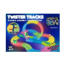 Детский гоночный трек Twister Tracks 7783 светящийся (аналог Magic Tracks)
