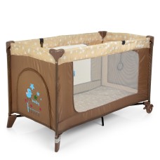Манеж El-Camino ME 1054, Safe PLUS Stars Beige