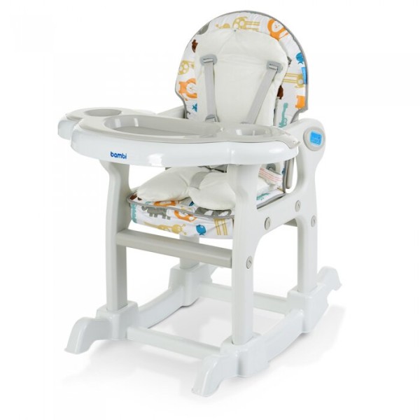 Стульчик Bambi, M 1563 Animal Gray