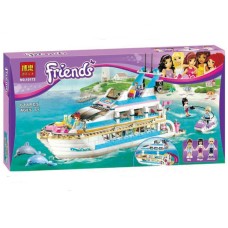 Конструктор Bela Friends Круизный лайнер 10172, 618 дет.