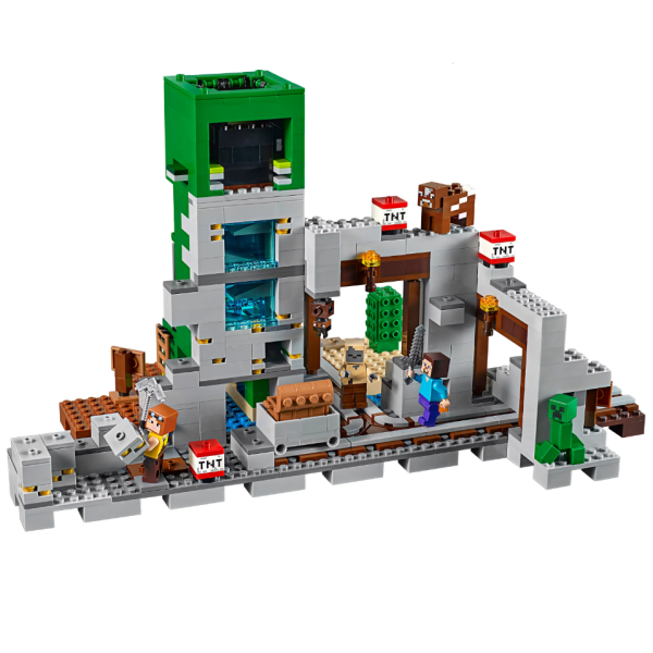 Конструктор LARI Minecraft Шахта крипера 11363, 852 дет.