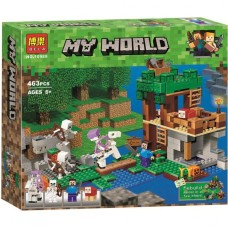 Конструктор Bela Minecraft Нападение армии скелетов 10989, 463 дет.