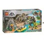 Конструктор LARI Dinosaur World Бій тиранозавра і робота-динозавра 11337, 740 дет.